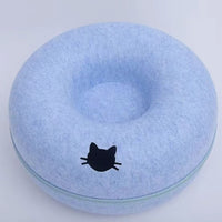 Himmelblau (Klein/Mit Katzenkopf-Ausschnitt)